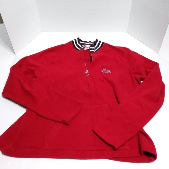 Fresno State Bulldogs Women's Half Zip Fleece Sweatshirt - Picture 4 of 9